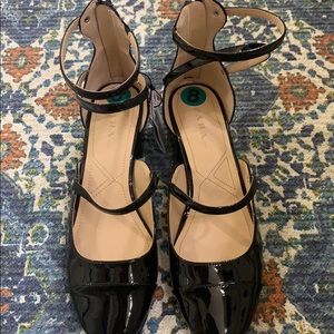 Zara patent leather heels